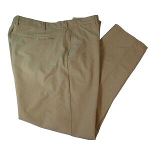 RLX Ralph Lauren  Golf Pants Mens Size 40x32 Tan Khaki Tailored Fit Performance